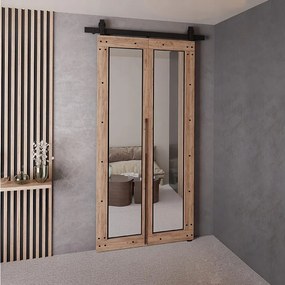 Drzwi Przesuwne QUDIO M8 Dąb Craft Złoty 80