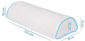Poduszka ergonomiczna wypełniona pianką pamięciową 18x42 cm – Mila Home