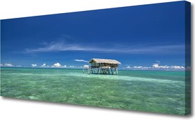 Obraz na płótnie Morski Horyzont o Poranku