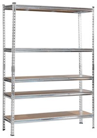 REGAŁ DO GARAŻU I MAGAZYNU RMG300 180x130x40 CM 5 PÓŁEK