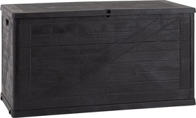 WOOD plastikowa skrzynia ogrodowa 420 L, grafitowa