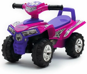 Baby Mix Odpychacz dla dzieci z dźwiękiem Quad, różowy