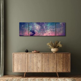 Obraz - Nieziemskie nocne niebo (170x50 cm)