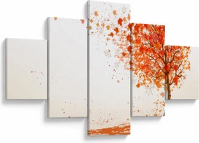 Obraz - Drzewo na wietrze (125x70 cm)