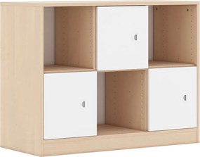 Niski regał szkolny Blox BASE 110 index 2PP-3R-3F1