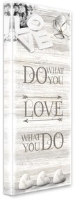 Obraz Styler Canvas Shabby Do What, 27x75 cm
