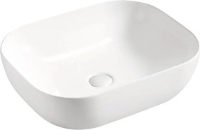 Biała umywalka nablatowa ceramiczna R5-H87