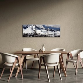 Obraz - Park Narodowy Kenai Fjords (z zegarem) (90x30 cm)