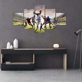 Obraz - Piłka nożna (125x70 cm)