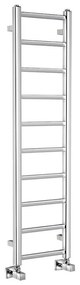 Sapho - Grzejnik łazienkowy METRO LIGHT 211W/230V 30x114 cm błyszczący chrom