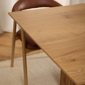 Stół z blatem w dekorze dębu 100x210 cm Colima – Actona