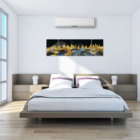 Obraz - Złote Góry (170x50 cm)