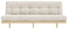 Biała sztruksowa sofa 200 cm Lean – Karup Design