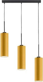 Regulowana lampa wisząca z czarnym stelażem - D7-P75