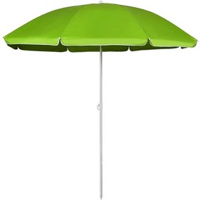 Przestawny parasol ogrodowy CORAL 180 cm, zielony