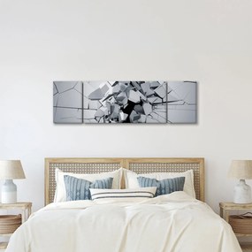 Obraz abstrakcja 3D (170x50 cm)