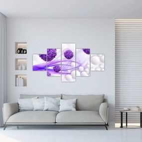 Zdjęcie - Kulki, kulki, kwiaty, ... (125x70 cm)