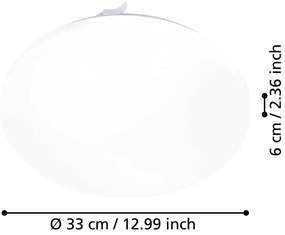 Biała lampa sufitowa LED FRANIA – EGLO