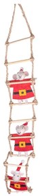 Tekstylna wisząca dekoracja świąteczna 50 cm Santa Mouse – Sass & Belle