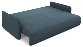 Niebieska rozkładana/ze schowkiem sofa 216 cm Nanea – Makamii