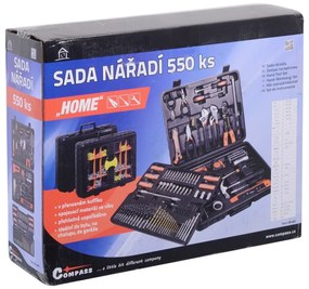 Compass Komplet narzędzi w walizce Home, 550 szt.