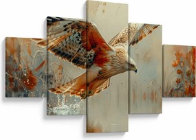 Obraz - Ptak drapieżny (125x70 cm)