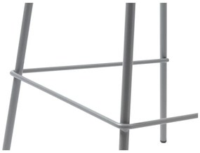 Szary plastikowy hoker 92,5 cm Whitby – Unique Furniture