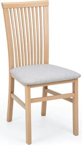 Drewniane Krzesło Z Tapicerowanym Siedziskiem Dąb Artisan + Szary T7-Z67