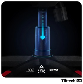 Fotel Gamingowy Diablo X-One 2.0 Small: Czarno-czerwony