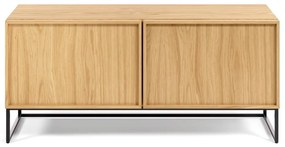 Szafka pod TV w dekorze dębu w naturalnym kolorze 112x51x42 cm Taiana – Kave Home