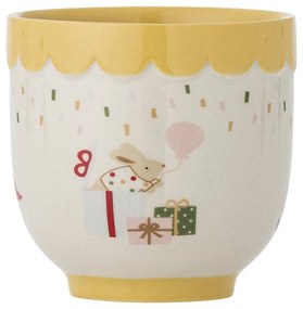 Żółto-kremowy kamionkowy kubek dla dzieci 150 ml Celebrate – Bloomingville Mini