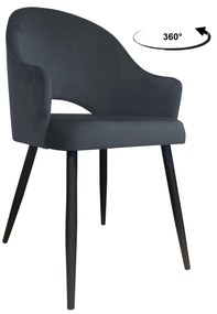 Krzesło obrotowe Velvet podstawa czarna BL14