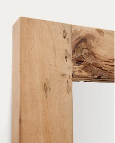 Lustro z drewnianą ramą ścienne 50x120 cm Maden – Kave Home