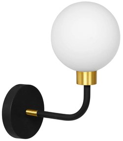 LAMPA ŚCIENNA KINKIET APP1301-1W Czarno Złota