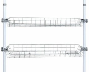 Koszyk do garderoby, szafy HERKULES 2 sztuki, 83x38x8cm, WENKO