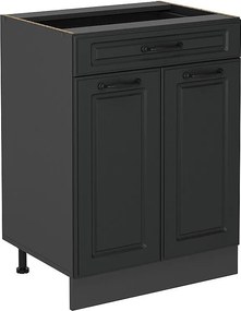Szafka dolna do kuchni antracytowy domek wiejski 60x46x81.6 r-line