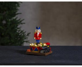 Świąteczna dekoracja świetlna LED Star Trading Nutcracker, wys. 16 cm