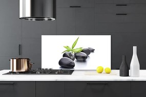 Szkło do Kuchni na Ścianę Artystyczny Układ Kamieni