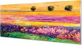 Szklany Panel Korony Drzew pod Niebem