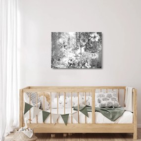 Obraz na szkle - Romantyczny ogród (70x50 cm)