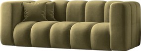 Sofa modułowa dwuosobowa Grand, tkanina Salvador, Oliwkowy