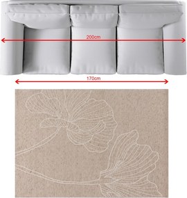 Dywan Velvet beige /sand 120x170cm