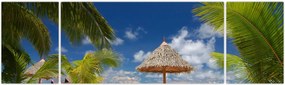 Obraz - Plaża z białym piaskiem (170x50 cm)
