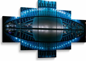 Obraz stadionu piłkarskiego (125x70 cm)