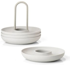 Metalowe kieliszki na jajka zestaw 4 szt. Singles – Zone