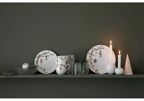 Biały porcelanowy świecznik Kähler Design Hammershoi, ⌀ 7,5 cm