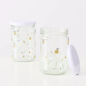 Zakręcane słoiki do przechowywania HONEY, 500 ml, 2 szt.
