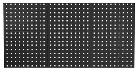 Tablica narzędziowa PAULA, 1200 x 600 x 10 mm, All Black: czarna
