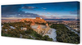 Obraz drukowany na płótnie Architektura Antycznych Aten