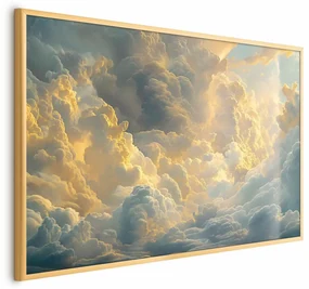 Plakat Ostatnie tchnienie dnia 30x21 cm z ramą złotą bez marginesu ARTGEIST B